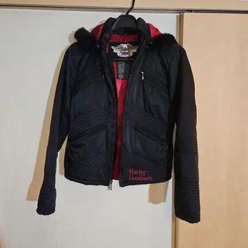 새상품급 하레이 자켓 S 자수 바이커 초파 보버