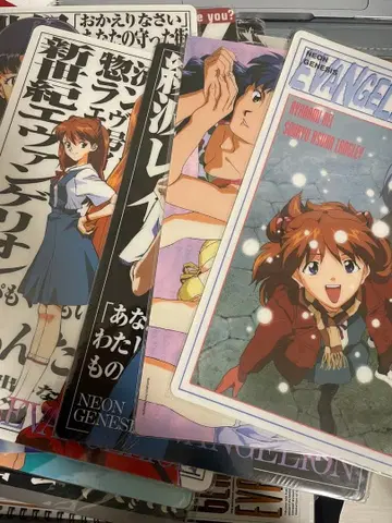 [ 귀중품 ] 신세기 에반게리온 B5 사이즈 책받침 23장 세트