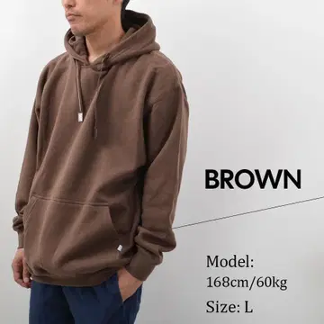PRO CLUB 헤비웨이트 후디 L 브라운