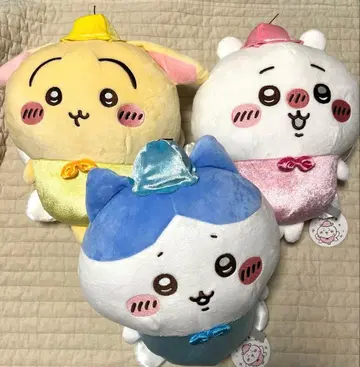 [ 3종 세트 ] 요정 치이카와 BIG 봉제 인형 치이카와 토끼 하치와레