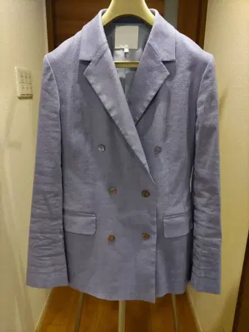 Drawing Numbers 연보라 더블 브레스트 테일러드 자켓