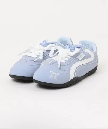 스카이블루 스웨이드 스니커즈 sibra M 23.5cm