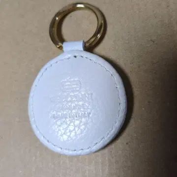 cellerini 체레리니 화이트 가죽 원형 키링