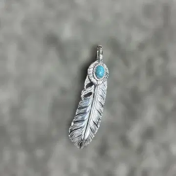 애리조나 프리덤 상은 터콰이즈 하트 페더 70mm