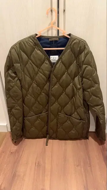 TAION 더블 지퍼 퀼팅 다운 자켓