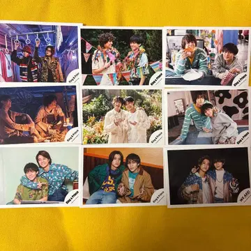 King&Prince 사진 세트 9장 투명 케이스 포함