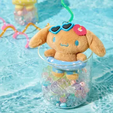 [한국 한정판] 산리오 올리브영 콜라보 봉제 인형 키링 일광화상 시나몬