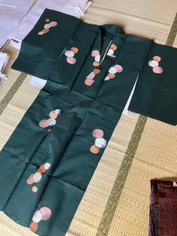 앤티크 여름 기모노 여름 오메시풍