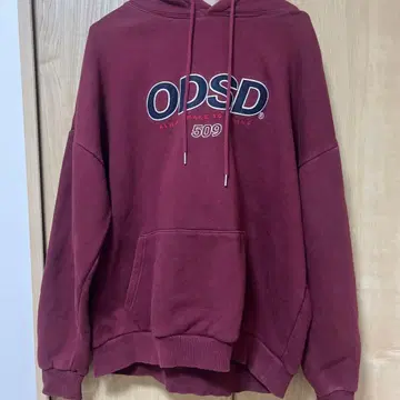 ODSD 오드 스튜디오 후드티 빨간색 보르도