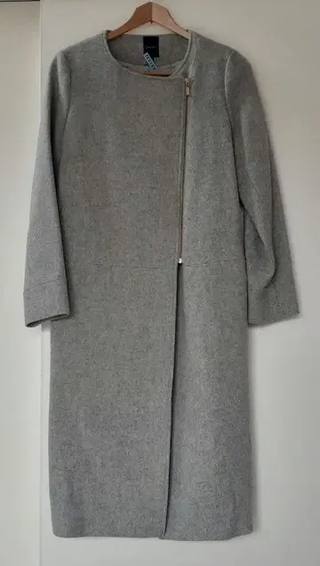 클리닝 완료 Dee Flavor 노카라 울 코트 그레이 38