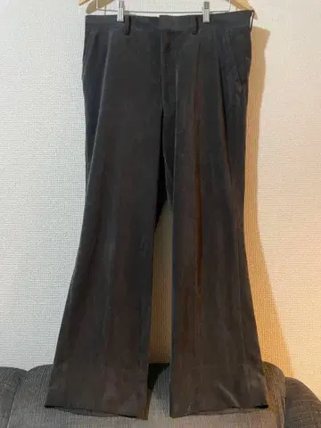 새상품급 [ AXEL ] 벨로아 차콜 그레이 허리 88