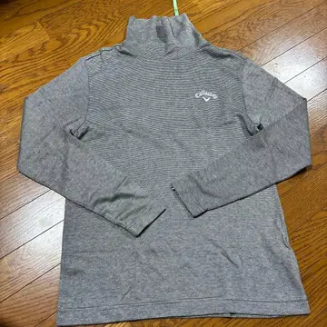 Callaway 그레이 터틀넥 긴팔 셔츠