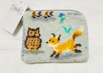 페이러 FEILER 윈터 애니멀즈 L자 파우치 그레이