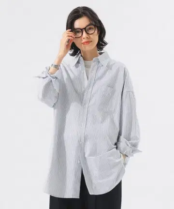 BEAMS BOY 빅 버튼 다운 셔츠