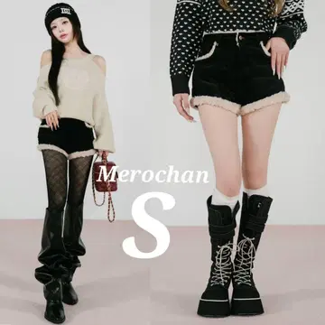 미사용 새상품 다리치 포인트 보아 코듀로이 숏팬츠 [ S ]