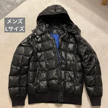 빔즈 beams 점퍼 블랙 블루 다운 자켓