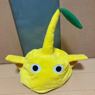 피크민 옐로우 컬러 모자 할로윈 코스튬