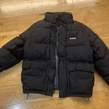 WILD THINGS 블랙 다운 자켓