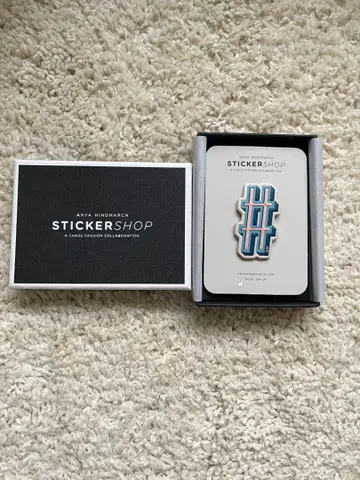 [ 미사용 ] Anya Hindmarch STICKER SHOP 해시태그