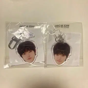 TREASURE 파츠 얼굴 아크릴 키링 분노 슬픔 2종 세트 지훈