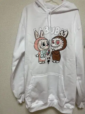 LABUBB 후드티 사이즈 화이트