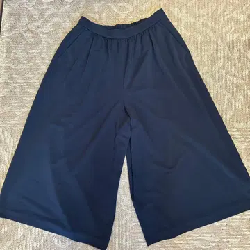 새상품급 MACKINTOSH 매킨토시 와이드 팬츠 네이비 여성용