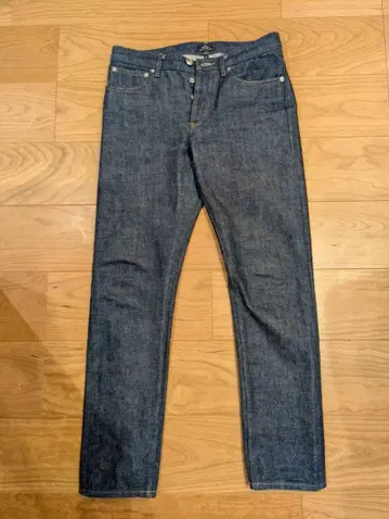 A.P.C. 다크 블루 데님 슬림 핏 29인치