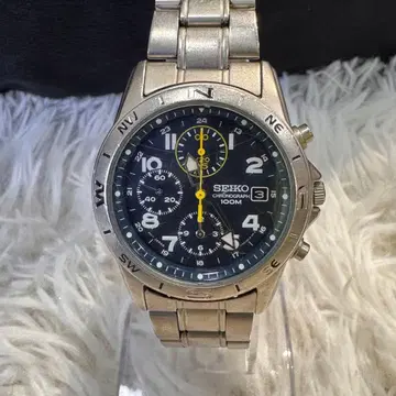 SEIKO 크로노그래프 쿼츠 7T92-0DX0