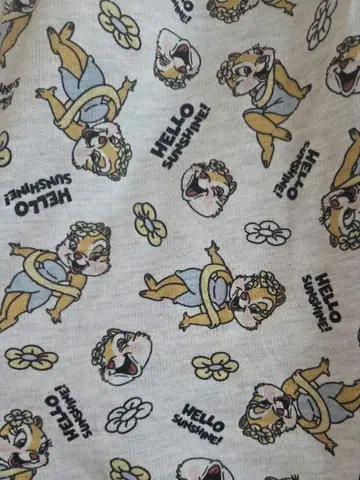 새상품 미사용 클라리스 칩&데일 바지 맨투맨 팬츠 디즈니