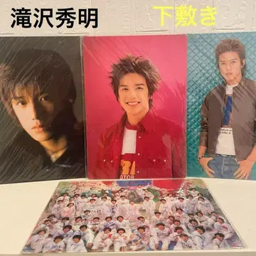 보물 타키자와 히데아키 타키 쟈니즈 책받침 레어 아이돌 Jr. 타키