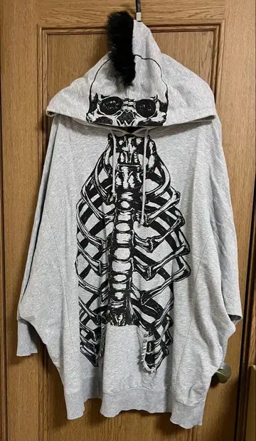 GLAD NEWS 본 후드티 해골 스컬 y2k 그런지 서브컬쳐