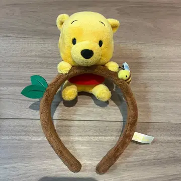디즈니 곰돌이 푸 봉제 인형 머리띠