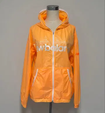 New Balance 풀 집업 후드 자켓 오렌지