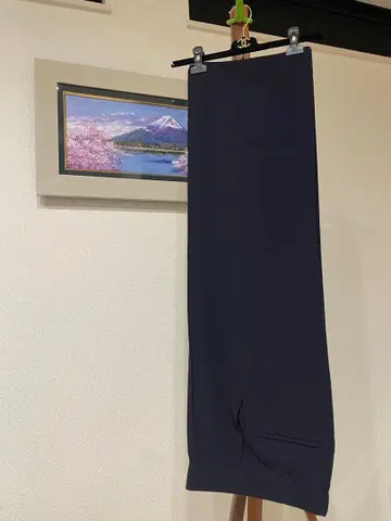 아나이 ANAYI 스트레치 크로스 와이드 팬츠