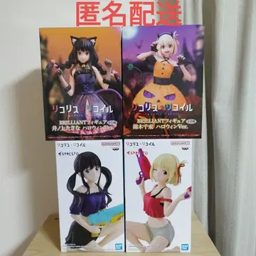 리코리스 리코일 피규어 니시키기 치사토 이노우에 타키나 4종 세트