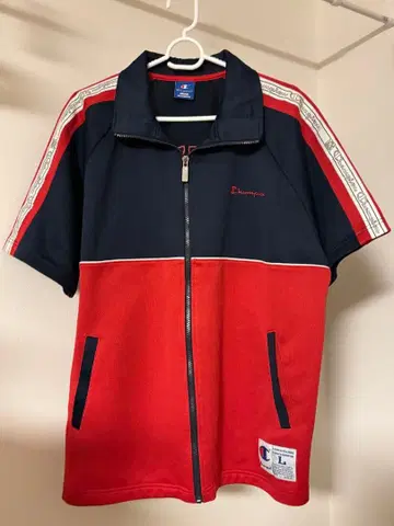 Champion 저지 L 네이비/레드 ATHLETIC DEPT.