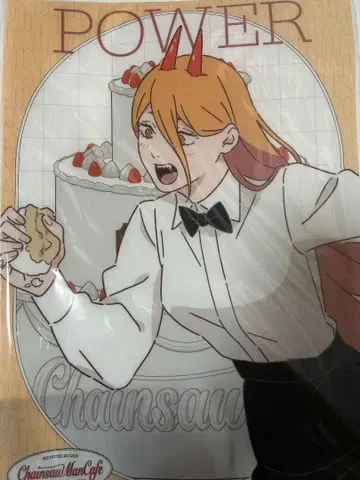 체인소 맨 카페 클리어 포스터 파워