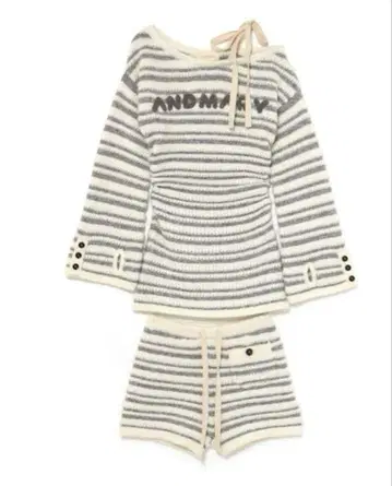 andmary Connie one shoulder set up gray