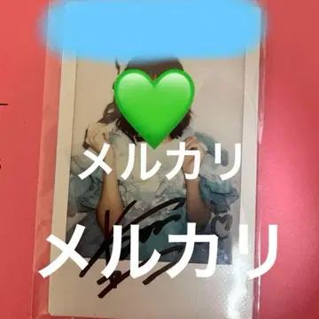 CUTIE STREET 이타쿠라 카나 이름 사인 폴라로이드