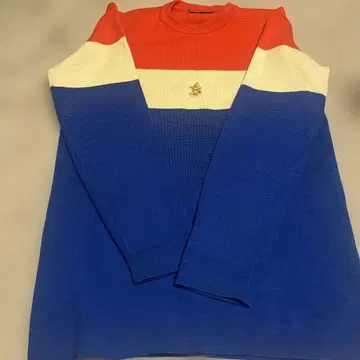 GOLD WIN 스트라이프 니트 스웨터 L 사이즈