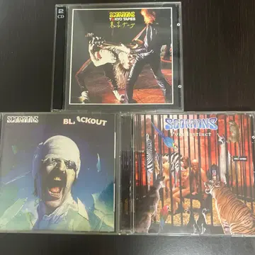 SCORPIONS TOKYO TAPES/BLACKOUT/PURE INS