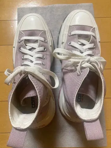 컨버스 올스타 로즈 그레이 통굽