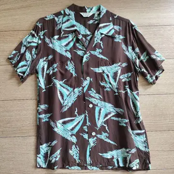 THE FLAT HEAD 플랫 헤드 하와이안 셔츠