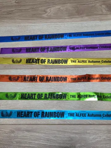 THE ALFEE 알피 2005년 가을 투어 테이프 6색 풀세트