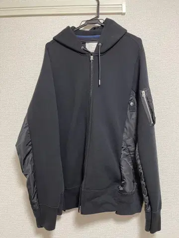 Sponge Sweat x Nylon Twill Hoodie