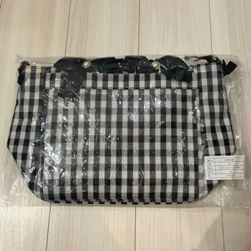 [ 미사용 새상품 ] 더 럭키 마트 A4 이타백 이타백 체크 블랙