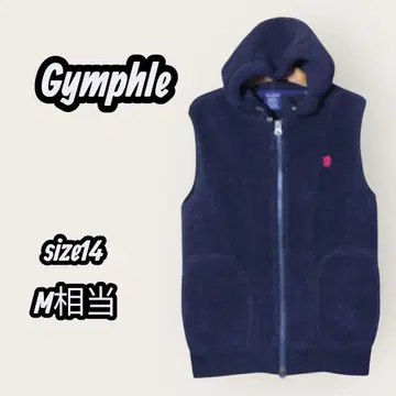 Gymphle 후드 부착 보아 베스트 사이즈 14 M 상당 네이비