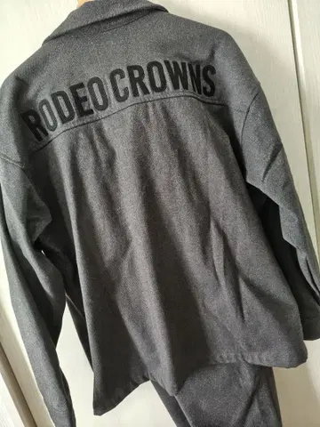 RODEO CROWNS 셋업 그레이 자켓 팬츠 세트