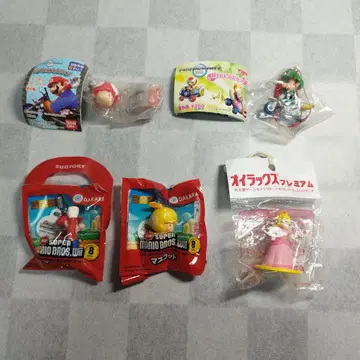 슈퍼 마리오 브라더스 피규어 5개