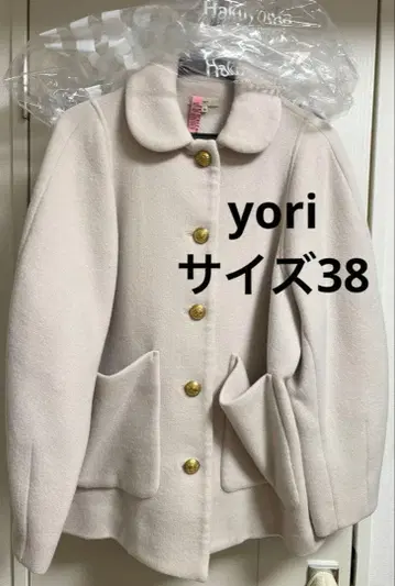 yori 라운드 칼라 숏코트